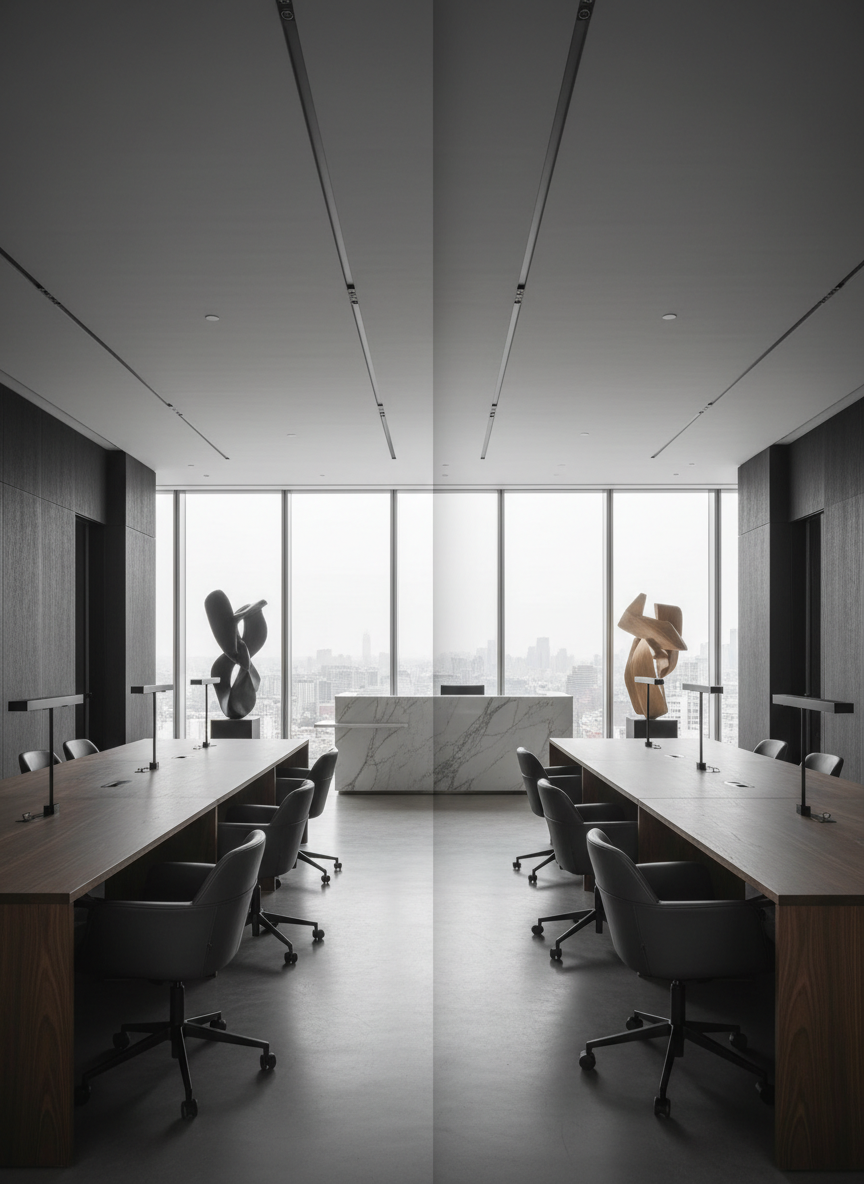 High-quality modern premium office interior